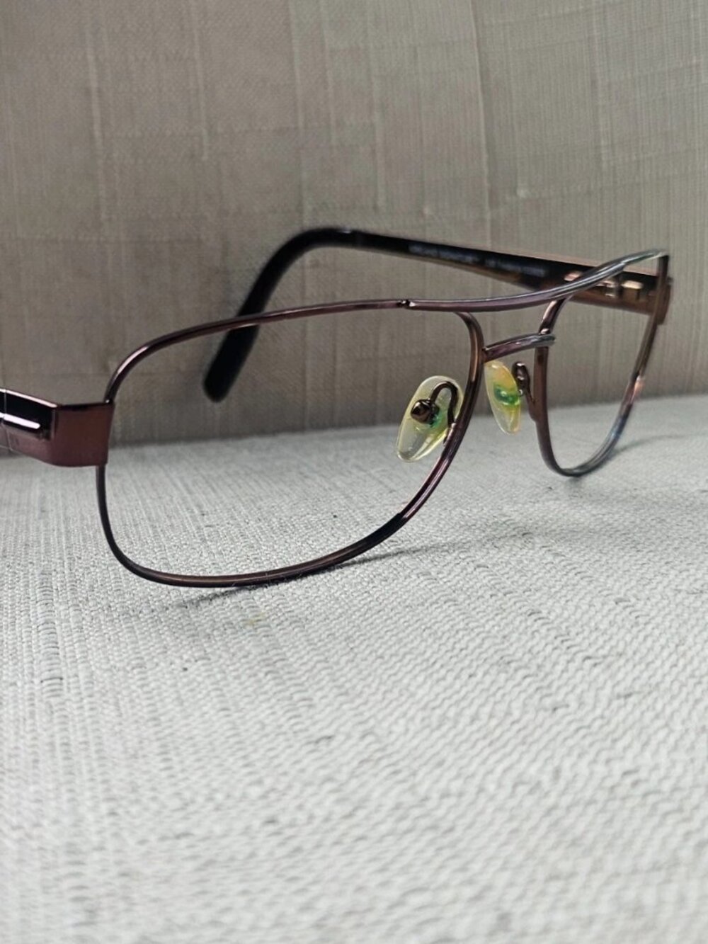 Kirkland Signature Men Eyeglasses Dark Brown Frederick 553625 Eyewear Made Italy